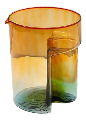 1975 Sergio Asti Blown Glass "Break" Multicolored Carafe for VeArt