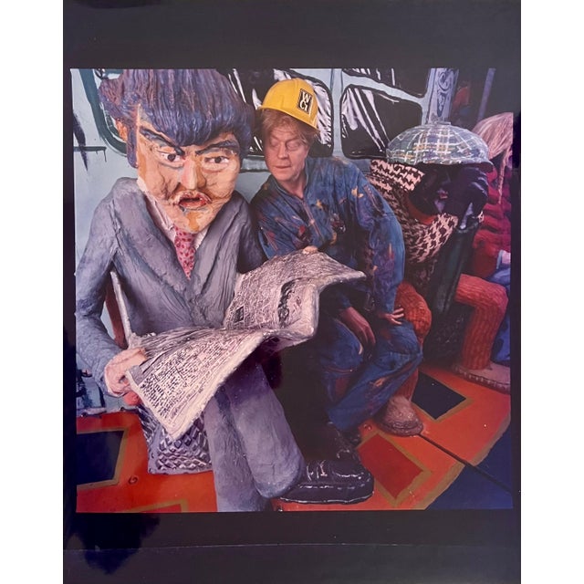 American Abe Frajndlich, 1986 Red Grooms & Sculpture Vintage C-Print Photograph Abe Frajndlich Colo Photo, 1986 For Sale - Image 3 of 9