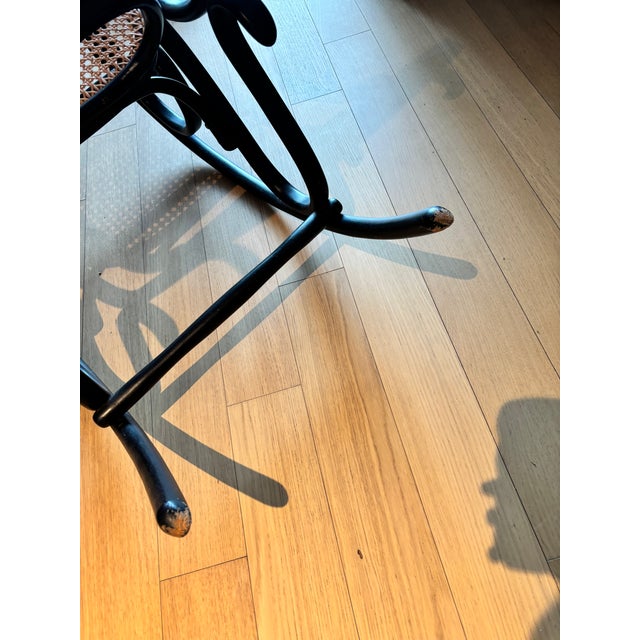 Thornet 1970s FMG Bentwood & Cane Rocking Chair, Thonet Design, Made in Poland For Sale - Image 4 of 6