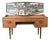 Rare Ib Kofod Larsen "Danish Range" Vanity in Teak + Rosewood For Sale
