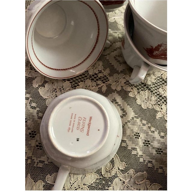 1970s WEDGEWOOD.Flying Cloud Rust George Town Collection Porcelain Dinner Service For Sale - Image 10 of 12
