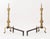 Pair of Federal Style Brass Andirons For Sale In New York - Image 6 of 10