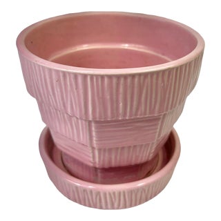 1940s American McCoy Pink Planter For Sale