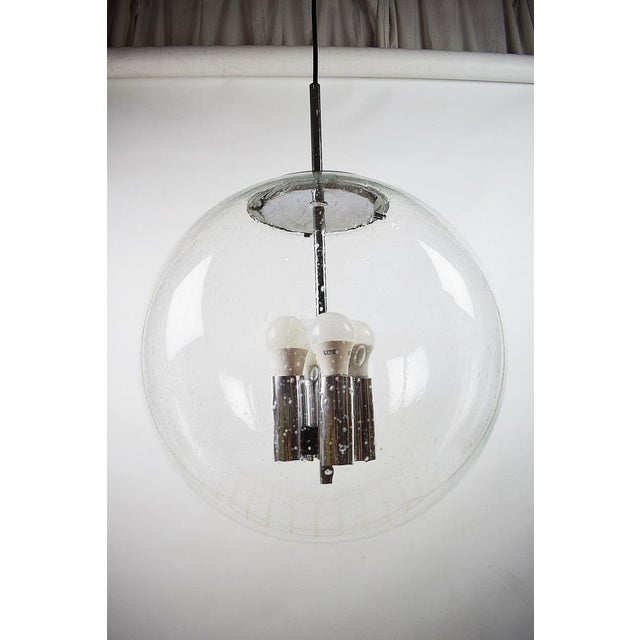 Large Space Age Pendant Lamp from Glashütte Limburg, 1970s For Sale - Image 10 of 17