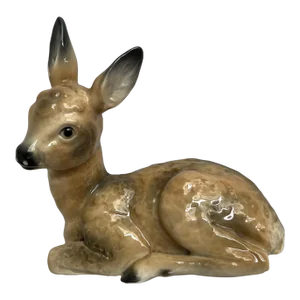 1936 Unterweissbach Porcelain Figurine of Fawn