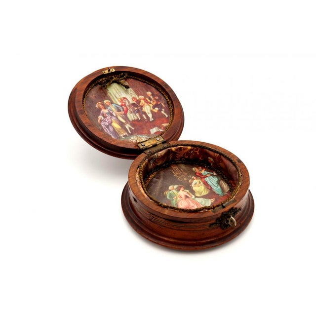 Wooden Jewelry Box with Silver Applications For Sale - Image 5 of 10