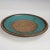 Abstract Vintage Mid Century Studio Art Plate - Brutalist Style Turquoise For Sale - Image 3 of 11