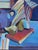 1990s 1993 Nancy Greene Modernist Still Life Painting For Sale - Image 5 of 12