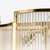 The Grande Monte Carlo chandelier features three elegant tiers of brass finished metalwork, enclosing clear glass rods to...