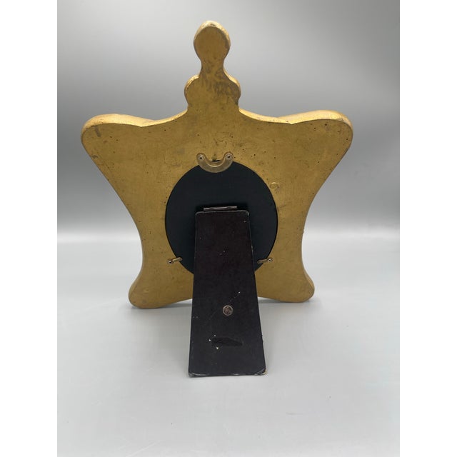 Vintage CBK Ltd. Ornate Gold Baroque Style 4x6 Tabletop Picture Frame For Sale - Image 6 of 6