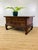 Antique / Vintage Asian Wood Tea Chest / Scholars Desk Side Table For Sale In Las Vegas - Image 6 of 11