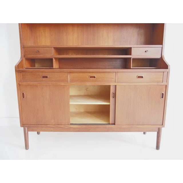 Large Danish Mid-Century Modern Teak Cabinet, 1960s For Sale - Image 4 of 11