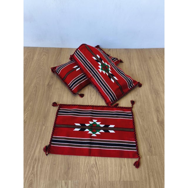 Tapestry Pillowcases, 1960s, Set of 3 For Sale - Image 4 of 18