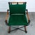 Green Mid Century Danish Modern Armchair Chair Cleo Baldon Terra Green Metal Wood MCM For Sale - Image 8 of 12