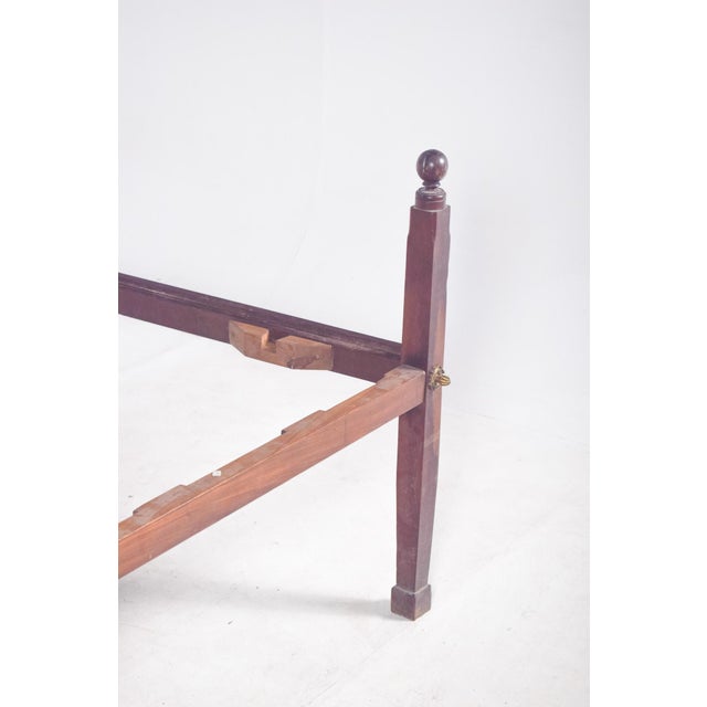 Portuguese Rosewood Double Bed, 1890 For Sale - Image 6 of 14