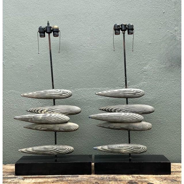 Late 20th Century Vintage Original Postmodern Fish Lamps - A Pair For Sale - Image 5 of 12