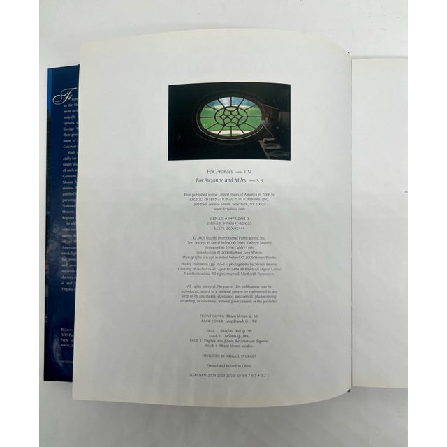 Historic Houses of Virginia, Kathryn Masson, Rizzoli, 2006, First Edirion For Sale In New York - Image 6 of 7