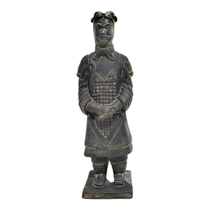 Asian Terra Cotta Warrior. Army Qin Shi Huang Soldier Statue