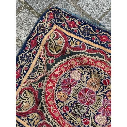 Textile Vintage Rashti Douzi Embroidery, 1920s For Sale - Image 7 of 18