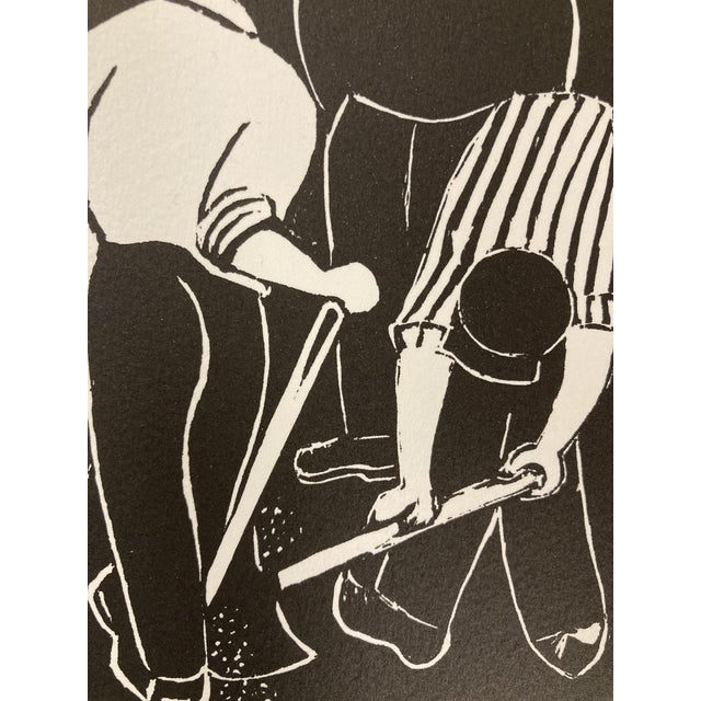 Dominique Le Blaise, The Workers, Woodcut Print on Paper, 1980 For Sale - Image 11 of 15