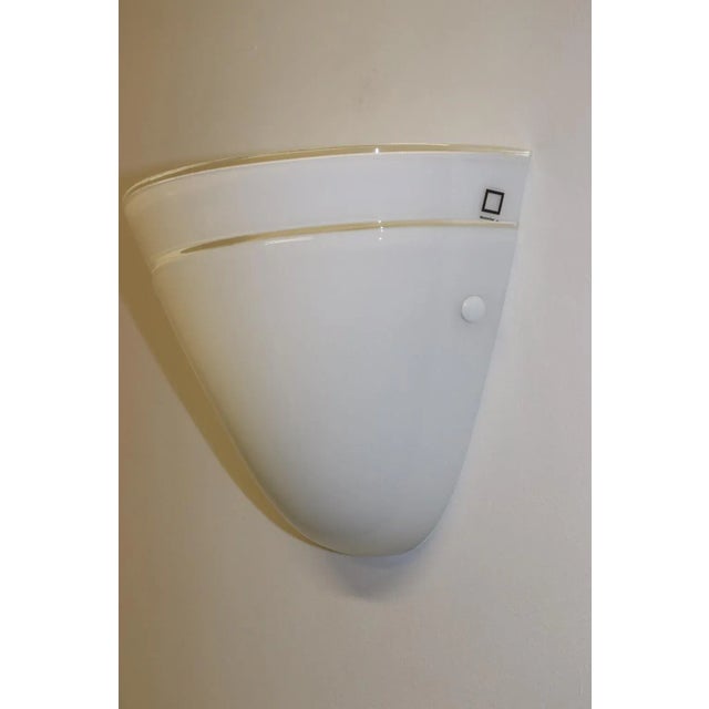 Late 20th Century Mid-Century Modern Murano Glass Wall Lamp by Murano Due For Sale - Image 5 of 9