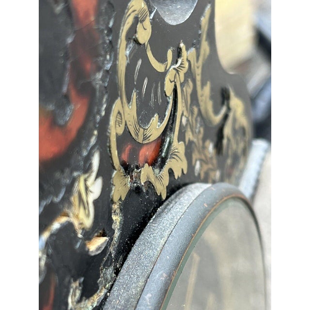 Antique French Boulle Clock For Sale - Image 13 of 18