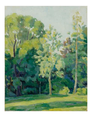 Alexander Yakovlevich Kramarev, Revel, Willows in Yekaterinental, Oil on Canvas