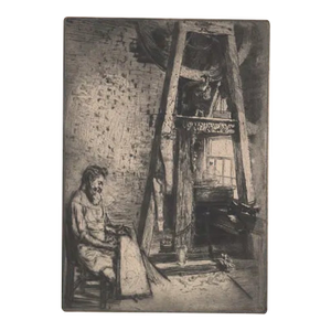 Arthur Allen Lewis Workshop Drypoint