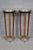 John Widdicomb Brass and Faux Marble Painted French Empire Stands - A Pair For Sale - Image 10 of 12