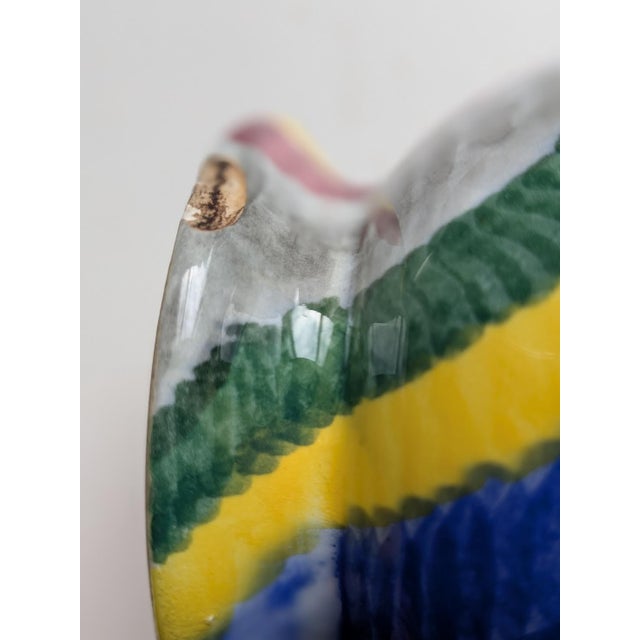 Eva Zeisel 1920's Gobelin Pattern Art Deco Vase for Smf Wheelock Black Forest Pottery For Sale - Image 10 of 11