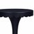 Kenneth Ludwig Chicago Scalloped Round Drink Table Navy Blue For Sale - Image 4 of 10
