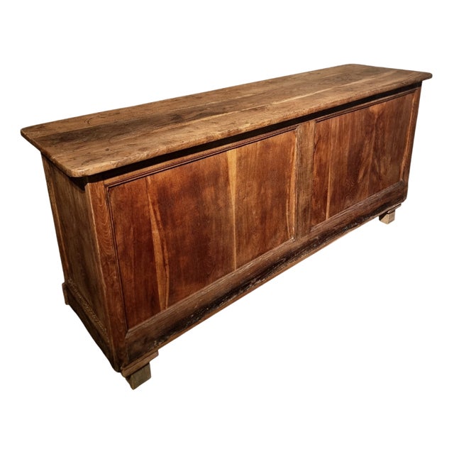 Antique French Oak Counter, 1800s For Sale