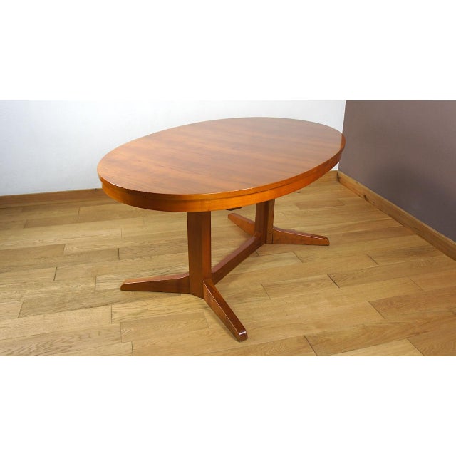 Vintage Oval Dining Table from Baumann, 1960s, in Very Good conditions. Designed 1960 to 1969 This piece is attributed to...