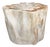 Andrianna Shamaris Impressive High Quality Ancient Petrified Wood Side Table For Sale