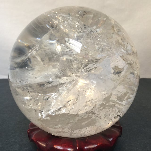 Extra Large Quartz Crystal Ball Chairish