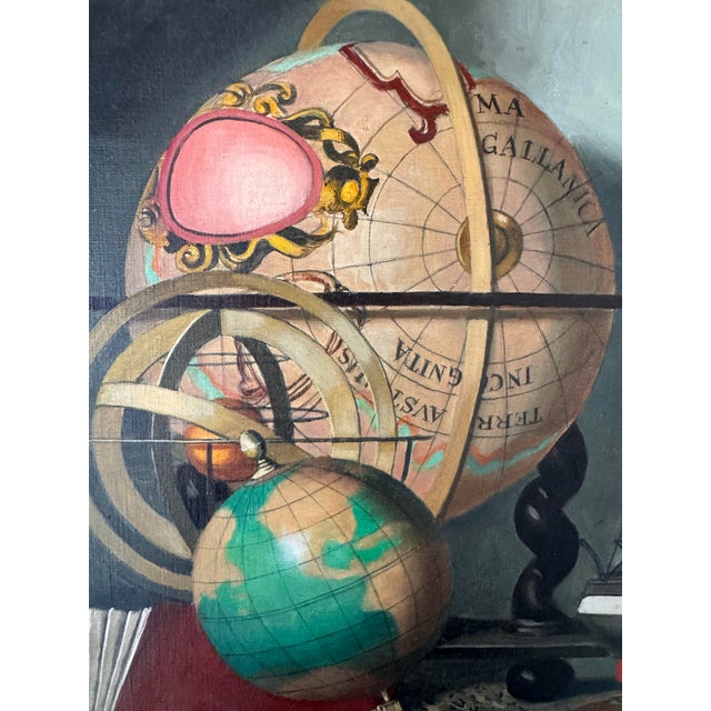 1960s Charles Cerny (1892-1965) Grand Nautical Still Life Oil Painting - Framed For Sale - Image 9 of 12