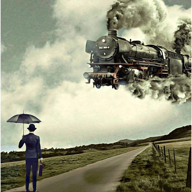 Mr. Strange The Steam Engine, 2021 Silkscreen print signed and numbered by the artist. Random numbering between 1 and...