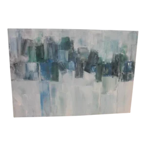 "Calm Activity" Abstract Painting by Judy Hintz Cox