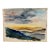 Henry Emil Salloch Original Watercolor on Paper Panoramic Sunset. For Sale