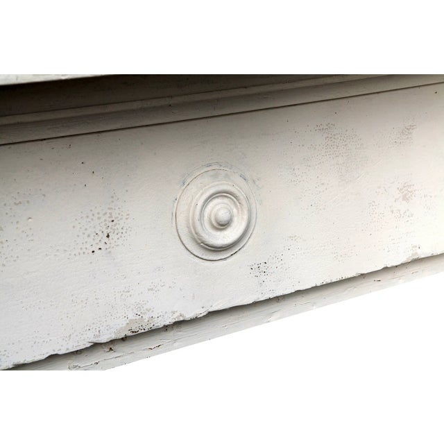 Wood Antique Wooden Fireplace Mantle For Sale - Image 7 of 12