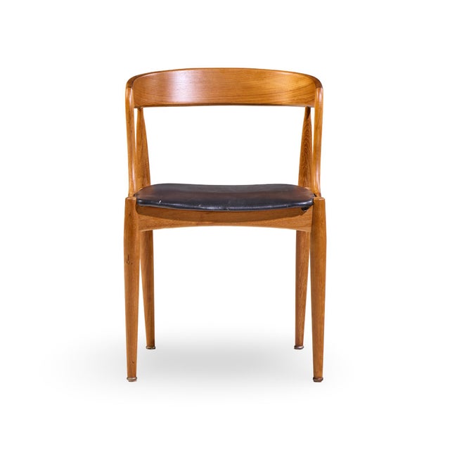 Mid 20th Century Johannes Andersen for Uldum Møbelfabrik Mid Century Danish Teak Dining Chairs - Set of 6 For Sale - Image 5 of 10