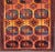 Measures: 5'0 x 8'10 Vintage Wool Ersari Rug in Wool with Gul Design in Orange, Blue, and Brown. Keivan Woven Arts; rug...