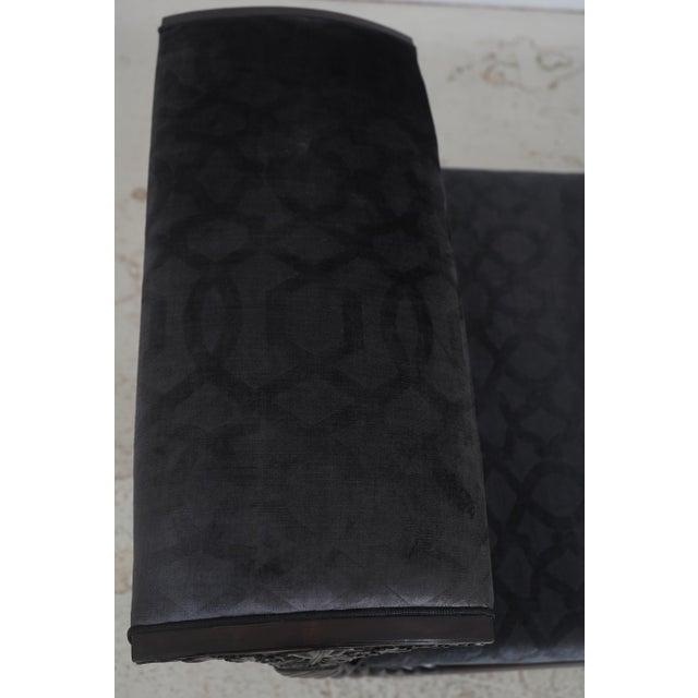 Henredon Mahogany Regency Chase Fainting Couch or Recamier For Sale In Philadelphia - Image 6 of 18