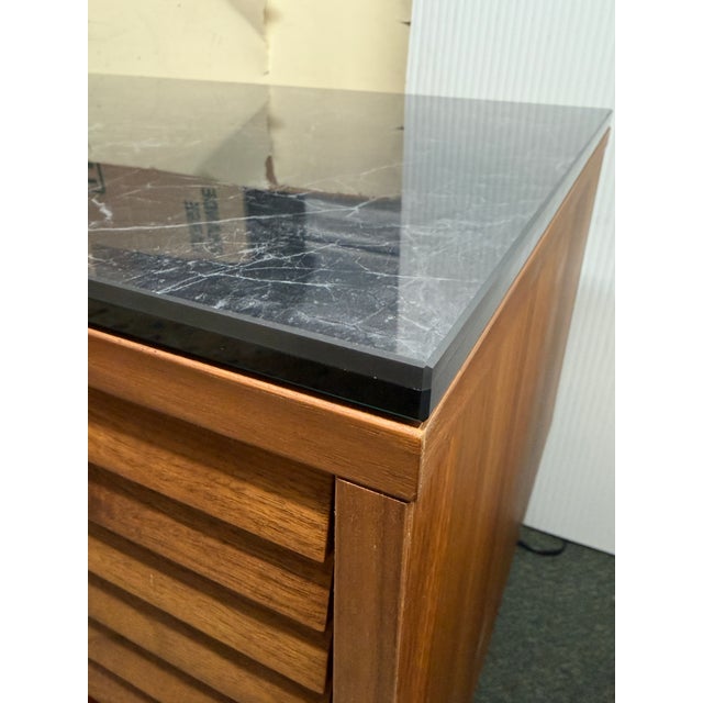 Wood Room & Board Adrian Nightstands, Pair For Sale - Image 7 of 12