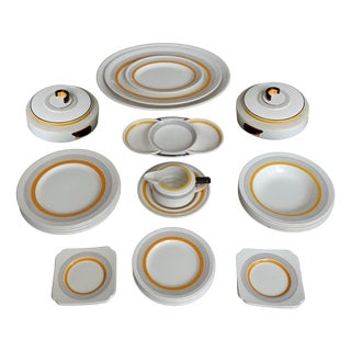 Art Deco Service from Royal Doulton, 1930s, Set of 27 For Sale
