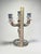 Mid-Century Modern Vintage French Faience Hand Painted Ceramic Candle Holder Candelabra For Sale - Image 3 of 4
