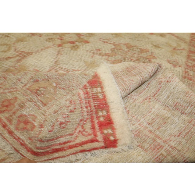 Antique Square Turkish Oushak Rug - 12'4" x 13'10" For Sale In New York - Image 6 of 11