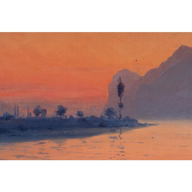 Richard Fuchs, Gardasee, Oil Painting For Sale - Image 8 of 18