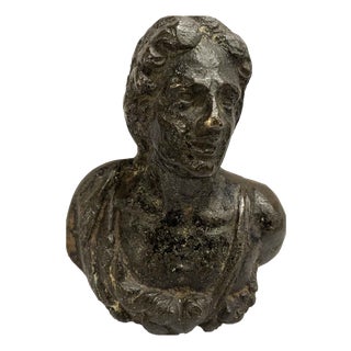 Iron Boy Bust, 1600s For Sale
