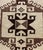 Bold Vintage Turkish Tulu Gallery Rug With Tribal Design in Dark Brown and Cream 3'4 X 11'2 For Sale - Image 11 of 12